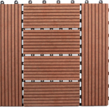 New Style Factory Direct WPC Wood Plastic Composite Flooring DIY Decking 300*300mm thumbnail-2