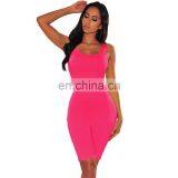 2020 Summer New Latest Sport Style Candy Color Colorful Clothing 2 Two Piece Crop Top Women Set thumbnail-4