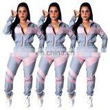 Wholesale Autumn Fashion Custom Women Two Piece Set Outfits Fitness Jogging Tracksuits thumbnail-5