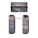 Базовый ортопедический хирургический инструментарий. Набор инструментов для хирургии переломов из нержавеющей стали с пластинами для фиксации мелких фрагментов