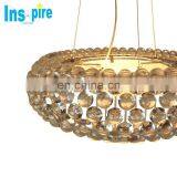 Contemporary Living Room Classic Design Decorative Ceiling Circle Acrylic Ball Led Light Chandelier thumbnail-5