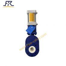 Pneumatic  Ceramic Lined Back Forth Sliding Gate Valve FTF dimention L=114