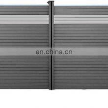 XINHAI Fence Wpc Hot Sale Dark Grey Privacy Decorative Outdoor Garden Fence Wood Composite thumbnail-4