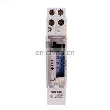 SUL180 15 Minutes Mechanical Timer 24 Hours Programmable Din Rail Timer Time Switch Relay Measurement Analysis Instruments thumbnail-4