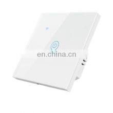 EU/UK Standard 1gang Smart WiFi Touch Swich General Relay ,to Link a Single Live Wire a Capacitor Need be Connected in Parallel