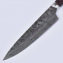Custom/Wholesale German 1.4116 Stainless Steel Kitchen Knife Damascus Laser Pattern Chef Knife Cleaver Santoku Kitchen Knives thumbnail-2