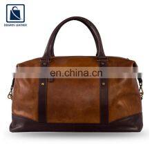 Vintage Style Made Impressive Quality Sports Leather Men Duffel Bag thumbnail-4