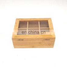 Hot-Selling Eco Friendly Fiber Square With Transparent Lid Bamboo Storage Boxes & Bins Home Storage & Organization thumbnail-2