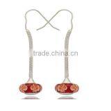 Fancy Enamel Crystal Ball Drop Earrings in Wholesale From Shenzhen thumbnail-6