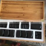 OEM hot stone massage set(40pcs set) with well package