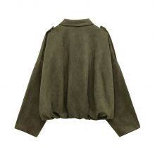 European and American Style 2025 New Fashionable Versatile Suede Texture Jacket Jacket thumbnail-4