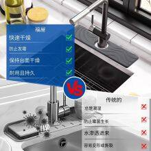 Absorbent Quick Dry Diatomite Stone Kithcen Sink Faucet Mats Factory thumbnail-3