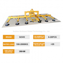 Vacuum Pneumatic Lifting Machine Stainless Steel Plate Suction Cup Hoisting Glass Manipulator Lifting Suction Cups thumbnail-2