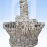 Polyresin Basket Flowerpot Garden Ornament thumbnail-1