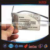 MDC033 Stainless Steel Golden Business Card Metal Business Card Factory Price thumbnail-4