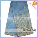 Mitaloo 2015 New Coming New Design Embroidery Lace Nigeria Wedding Lace Fabirc MGP1010 thumbnail-5