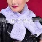 Luxury 2015 New Trends Fancy Rex Rabbit Fur Pompon Female Winter Neckerchief thumbnail-2