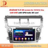 Toyota Vios 2 Din Car Dvd Player With High Definiation Touch Screen