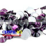 Lower Price Non Hotfix Crystal Strass Rhinestone, Amethyst Color Non Hot-fix Rhinestone Crystal Strass With Flat Back for Dress
