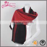 British style new fashion red and black men wool shawls scarf