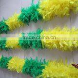 Wholesale Feather Boas And Rainbow Sectioned Turkey Feather Boa For Wedding Supplies thumbnail-2