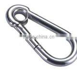 8mm STAINLESS STEEL SNAP HOOK WITH EYELET DIN 5299 FORM A thumbnail-2
