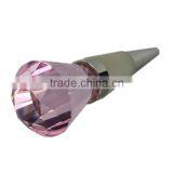 Diamond Shape Crystal Wine Bottle Decanter Stopper thumbnail-3