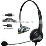 Super Pro Call Center Usb Headphone With Microphone and Volume HSM-900NPQDUSBC thumbnail-1