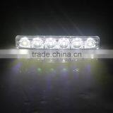 White LED With 8 LED Daytime Running Lights Set thumbnail-5