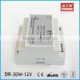 high quality din-rail power supply 12vdc/24vdc with ce RoHs certificated