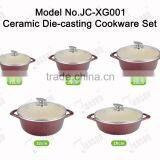 10pcs Promotional Aluminum Multifunction Ceramic Cookware Set/European Style Cooking Pot thumbnail-2