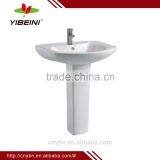Made in China Bathroom Design Ceramic Pedestal Basin thumbnail-1