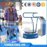 Professional Virtual Reality 5D9D Roller Coaster Simulator Stand Vibrating VR