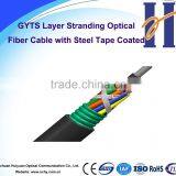 GYTS Layer Stranding Optical Fiber Cable With Steel Tape Coated With PE Sheath thumbnail-2
