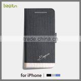 2016 Good Design Lustre PU Leather Phone Case for IPhone 6s Plus With Stand Function Case