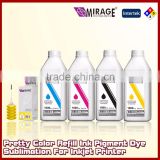 Pretty Color Refill Ink Pigment Dye Sublimation For Inkjet Printer