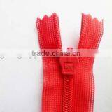 3# Nylon Invisible Zipper Lace Tape Zipper Close End Zipper With Water Drop Slider Women Dree Zipper thumbnail-3