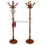 2015 Hot sale wood clothes/coat/bag/velvet/scarf/suit stand rack/hanger