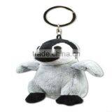 Penguin Shaped Plush Keychain