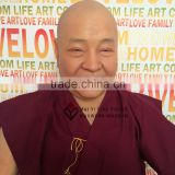 Religious Style Modern Buddhist of Silicone Wax Figure Monks Statue Customized