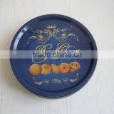 Recycleable Nice Round Cookie Tin Box