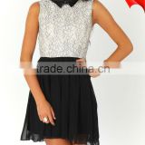 Floral lace bodice factory OEM clothing womens/ladies D-1088