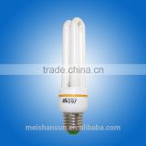 18W E14/E27/B22 2U CFL energy saving lamp 9mm glass tube