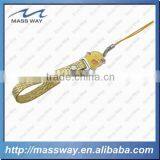 Custom Fancy Blank Metal Leather Cell Phone Charm Strap thumbnail-2