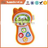 Funny mobile phone b o kids phone toys with light and music