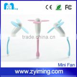 Zyiming hot selling summer mini fan YM-F28 portable usb mini fan