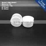 Wholesale 15g Clearrecycled Empty Cylinder Plastic pp Cosmetic Jars thumbnail-1