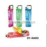 Refillable/disposable Big and Min With Metal Wheel LED Flint Lighter