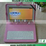 7" 8" 9" 9.7" 10" tablet pc leather keyboard