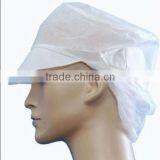 PP Nonwoven Disposable Peaked Cap/snood Cap With Peak thumbnail-1